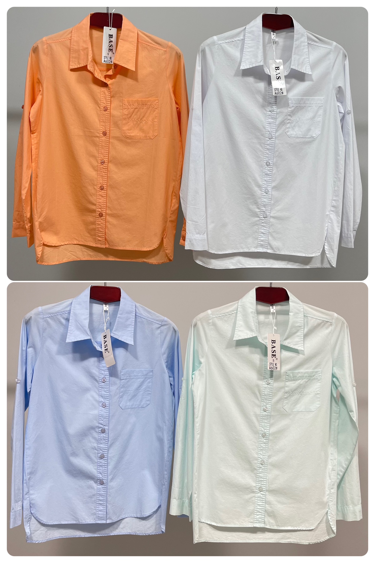 Рубашка Loyard (S-2XL) A602 mint (лето)