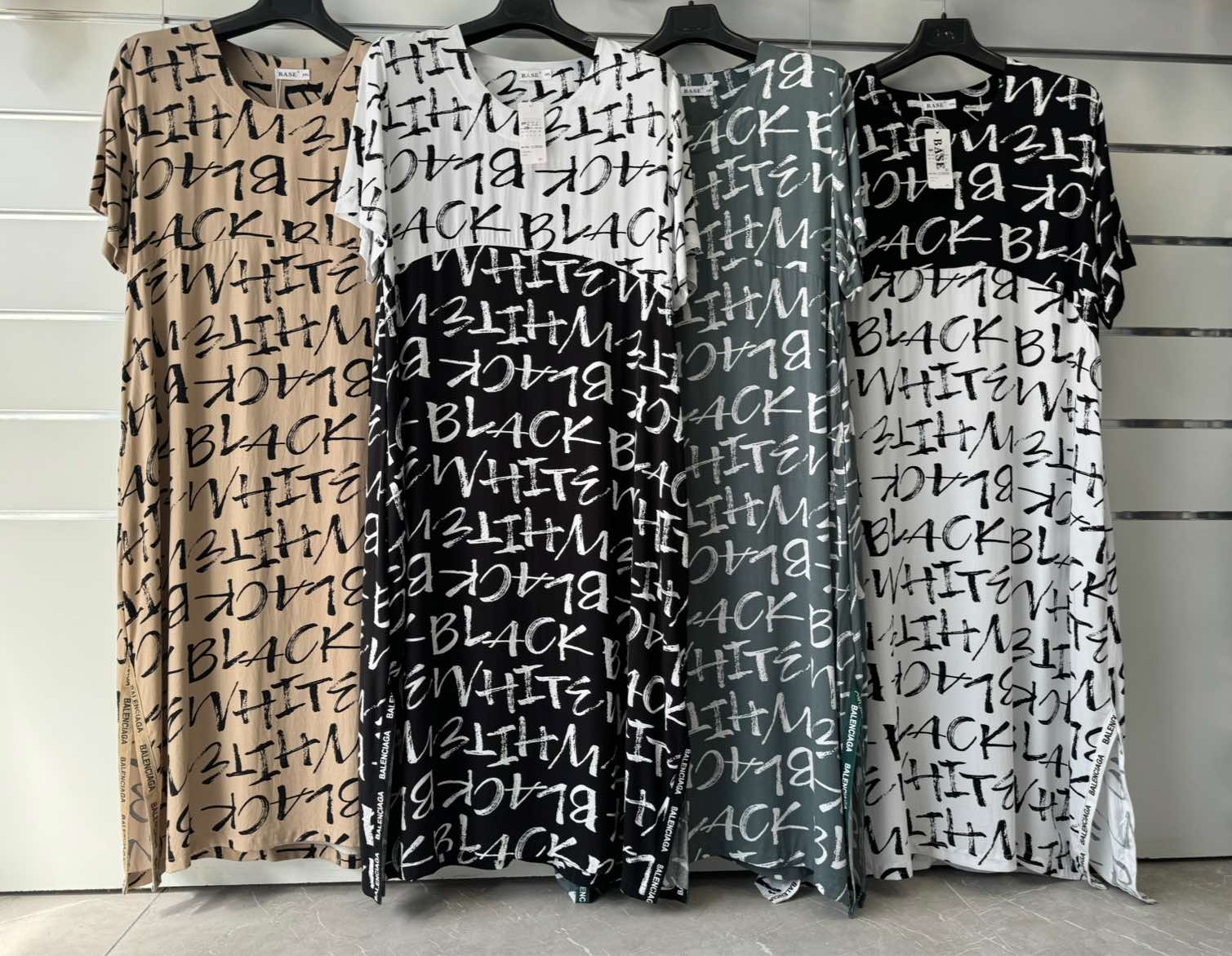 Платье Loyard (2XL-5XL) CL7075 black (лето)