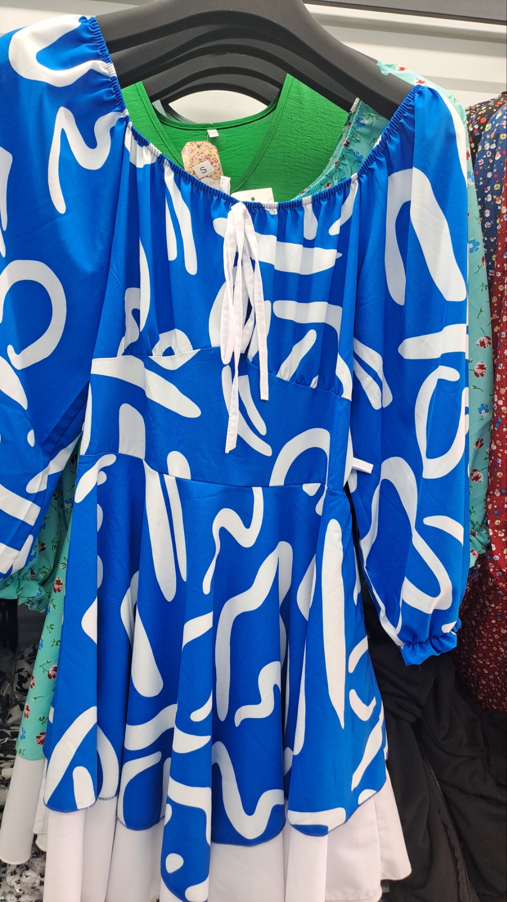 Платье Subdive (S-XL) 09788 blue (лето)
