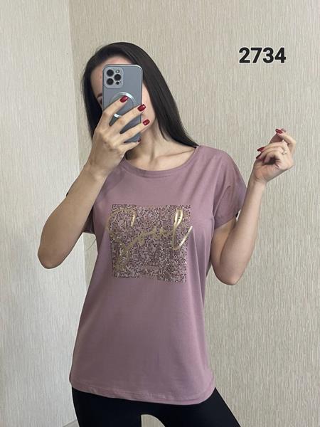 Футболка FSN (46-52) 2734 lilac (лето)