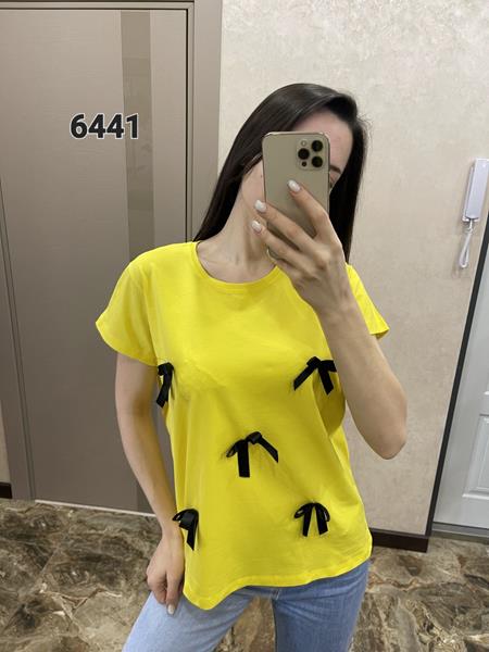 Футболка FSN (46-52) 6442 yellow (лето)