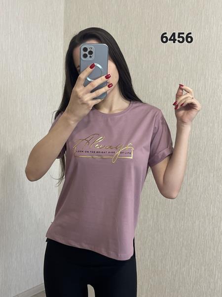Футболка FSN (42-48) 6465 lilac (лето)