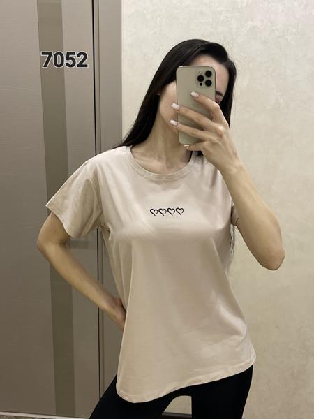 Футболка FSN (46-52) 7052 beige (лето)