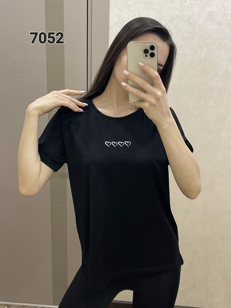Футболка FSN (46-52) 7052 black (лето)
