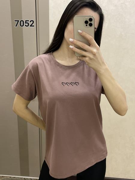 Футболка FSN (46-52) 7052 brown (лето)