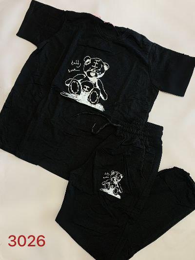 Костюм спорт FSN (42-48) 3026 black (лето)
