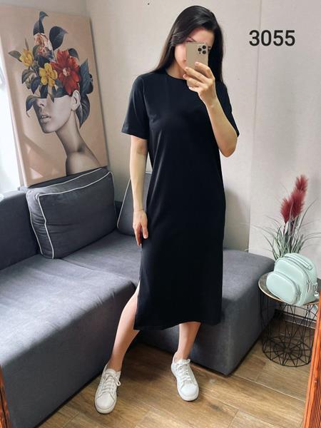 Платье FSN (44-48) 3055 black (лето)