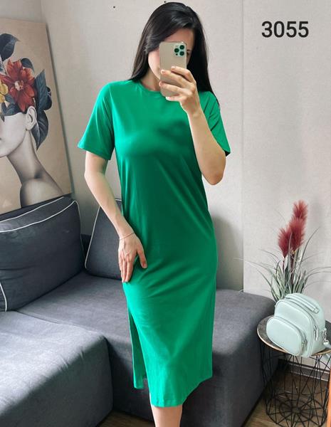 Платье FSN (44-48) 3055 green (лето)