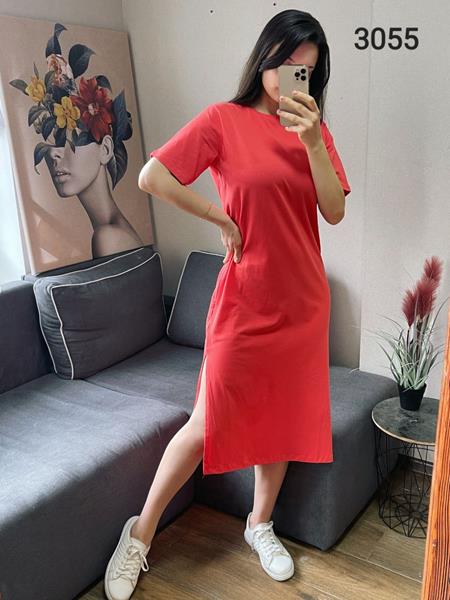 Платье FSN (44-48) 3055 red (лето)