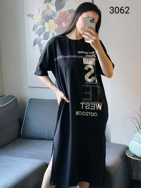 Платье FSN (50-54) 3062 black (лето)