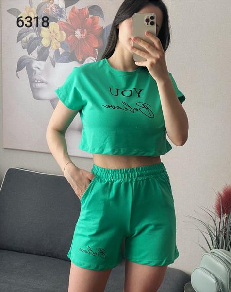 Костюм FSN (42-48) 6318 green (лето)