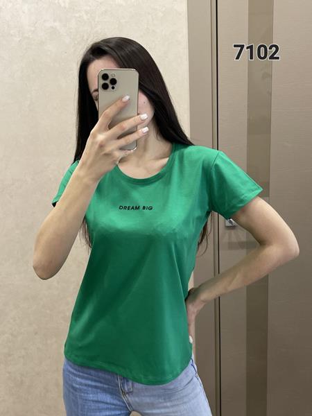Футболка FSN (42-48) 7102 green (лето)