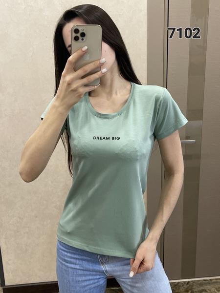 Футболка FSN (42-48) 7102 mint (лето)