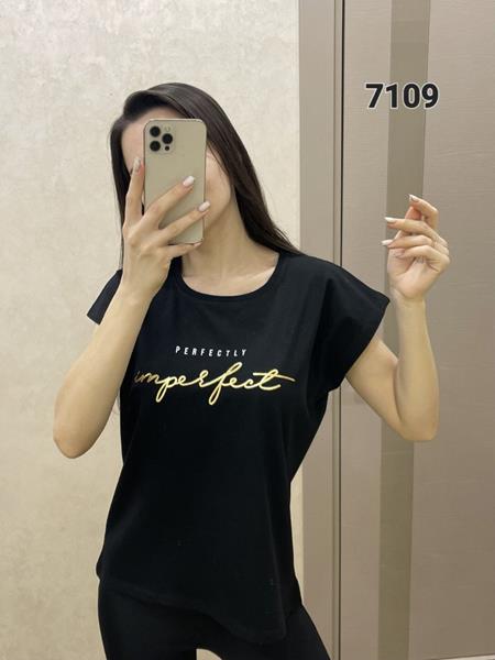 Футболка FSN (44-50) 7109 black (лето)