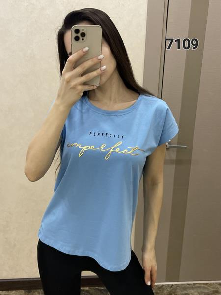 Футболка FSN (44-50) 7109 l.blue (лето)