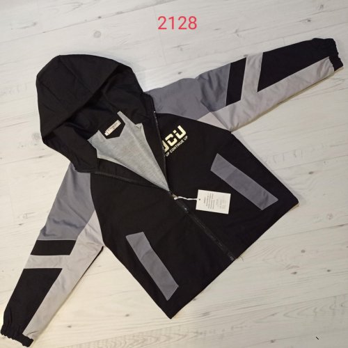 Куртка Malibu2 (150-180) 2128 black-grey (деми) Malibu2 2128 black-grey