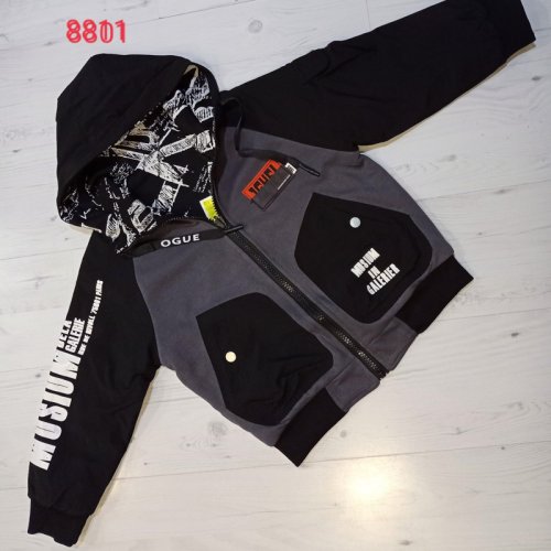 Куртка Malibu2 (150-180) 8801 black (деми) Malibu2 8801 black