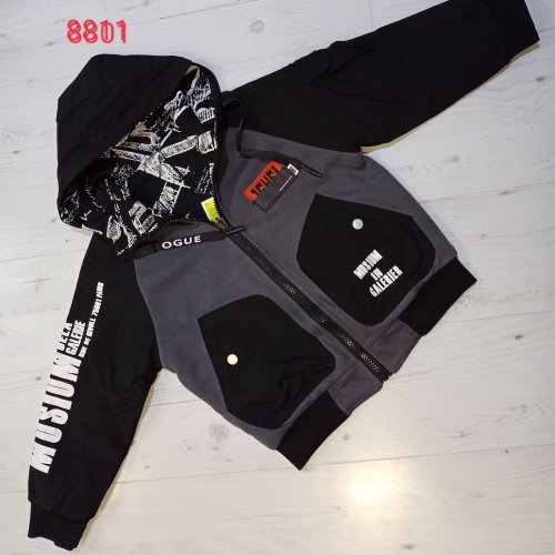 Куртка Malibu2 (150-180) 8811 black (деми) Malibu2 8811 black