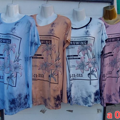 Футболка Sport style (56-60) A025 mix (лето) Sport style A025 mix