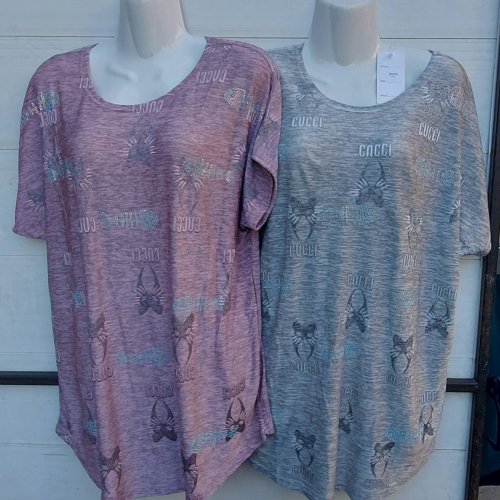 Футболка Sport style (L-2XL) M675 mix (лето) Sport style M675 mix