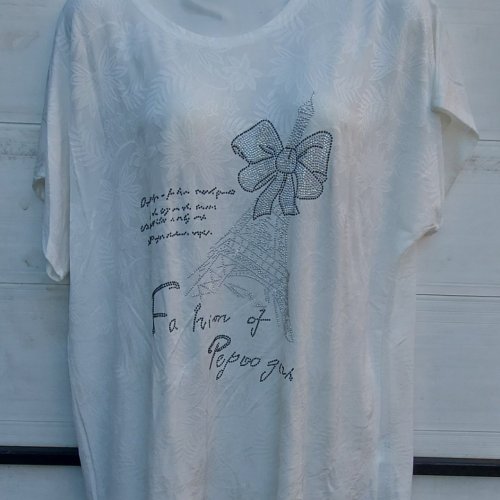 Футболка Sport style (L-2XL) M676 white (лето) Sport style M676 white