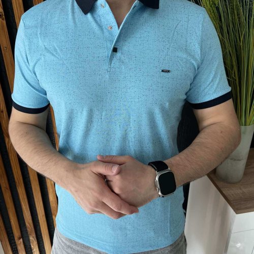 Футболка Nik (3XL-6XL) 34346 l.blue (лето) Nik 34346 l.blue