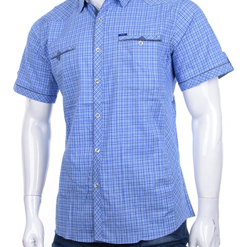 Рубашка Logaster (XL-5XL) A317-1 l.blue (лето) Logaster A317-1 l.blue