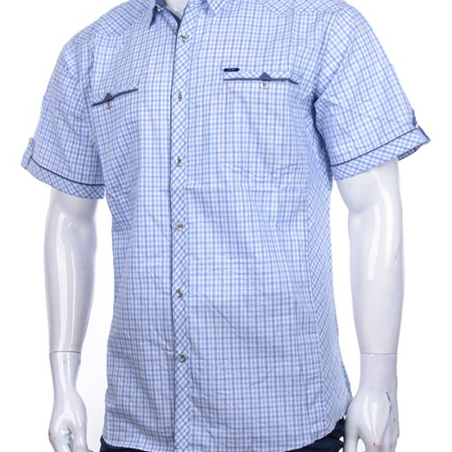 Рубашка Logaster (XL-5XL) A317-3 l.blue (лето) Logaster A317-3 l.blue