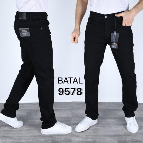 Джинсы God Baron (32-40) 9578 black (деми) God Baron 9578 black