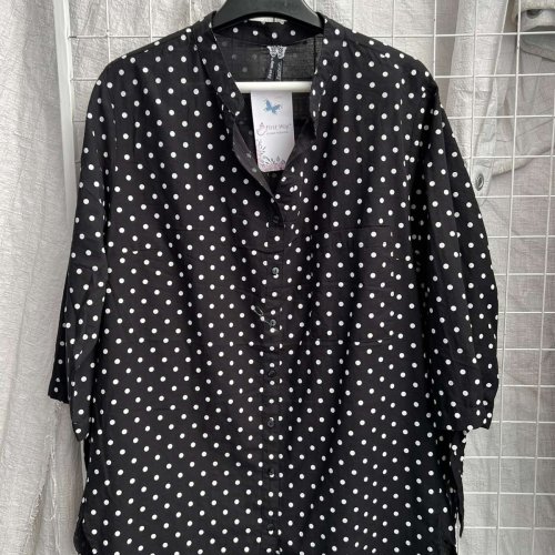 Рубашка New Season (52-56) 2511 black (лето) New Season 2511 black