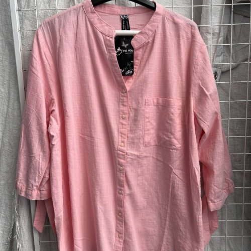 Рубашка New Season (50-54) 2555 pink (деми) New Season 2555 pink