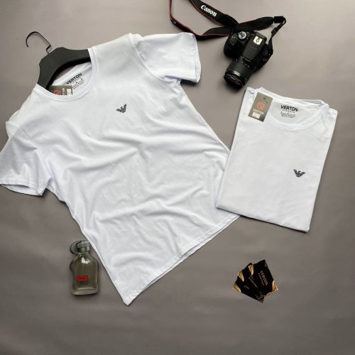 Футболка Verton (M-3XL) 087 white (лето) Verton 087 white