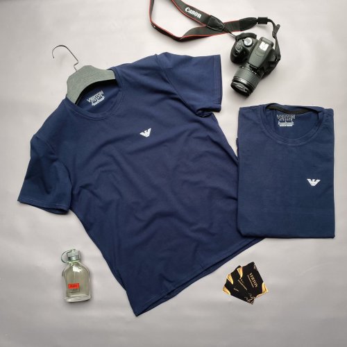 Футболка Verton (M-3XL) 091 navy (лето) Verton 091 navy