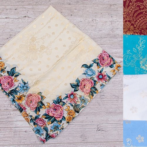 Платок Shawls (80*80) ES020 mix (деми) Shawls ES020 mix