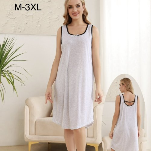Ночнушка Brilliant (M-3XL) 1724 grey (лето) Brilliant 1724 grey