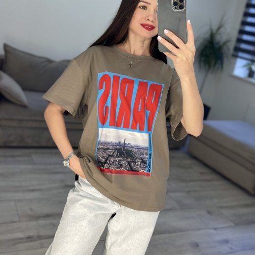 Футболка S.Style (42-48) 56 khaki (лето) S.Style 56 khaki