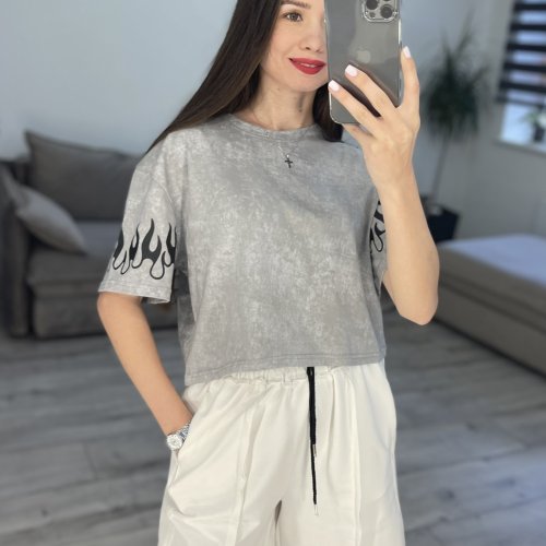 Топ S.Style (42-48) 62-1 grey (лето) S.Style 62-1 grey