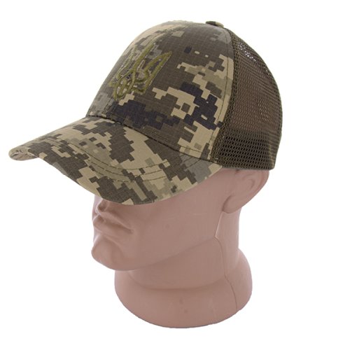 Кепка Viola (56-60) V20 сітка-тризуб khaki (лето) Viola V20 сітка-тризуб khaki