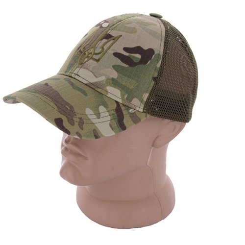 Кепка Viola (56-60) V21 сітка-тризуб khaki (лето) Viola V21 сітка-тризуб khaki