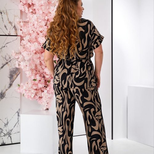 Костюм Iren Veles (50-56) 1449 black-beige (лето) Iren Veles 1449 black-beige