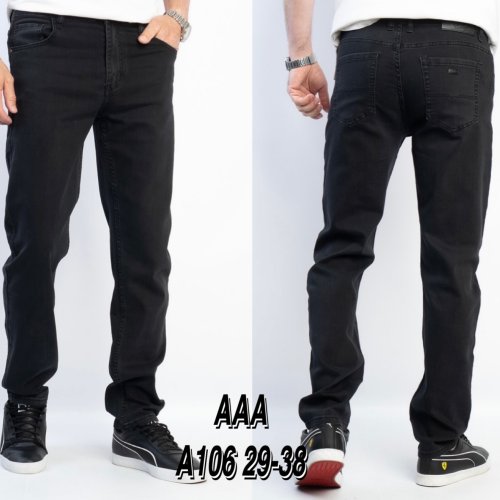 Джинсы God Baron (29-38) A106 black (деми) God Baron A106 black