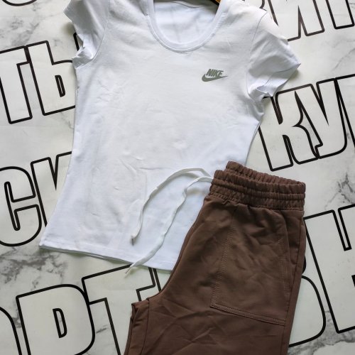 Костюм Sport style (44-52) 13 white-d.grey (лето) Sport style 13 white-d.grey