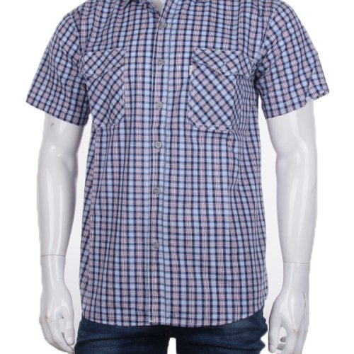 Рубашка Logaster (XL-5XL) A723 blue (лето) Logaster A723 blue
