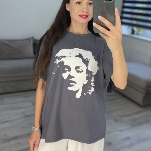 Футболка S.Style (one size) 56-5 grey-white (лето) S.Style 56-5 grey-white