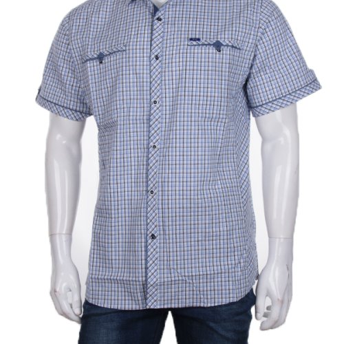 Рубашка Logaster (XL-5XL) A315-1 l.blue (лето) Logaster A315-1 l.blue