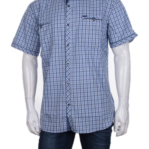 Рубашка Logaster (6XL-10XL) A315-3 l.blue батал (лето) Logaster A315-3 l.blue батал