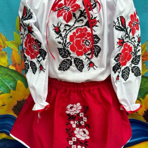 Костюм Надийка (2-6) 246 red (деми) Надийка 246 red