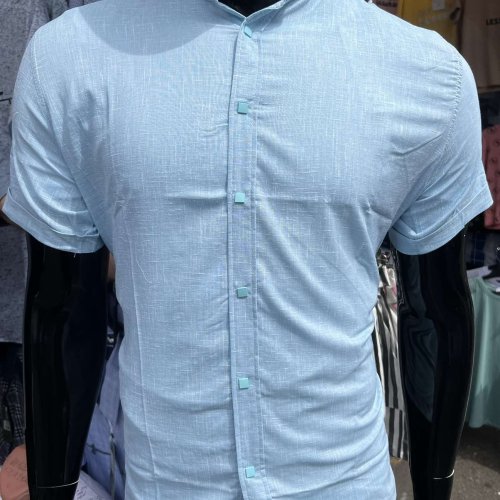 Рубашка Nik (3XL-6XL) 54717 l.blue (лето) Nik 54717 l.blue