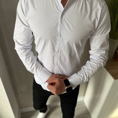 Рубашка Nik (3XL-6XL) 54722 white (деми) Nik 54722 white