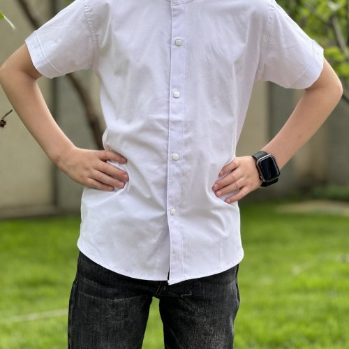 Рубашка Nik (11-16) 54754 white (лето) Nik 54754 white